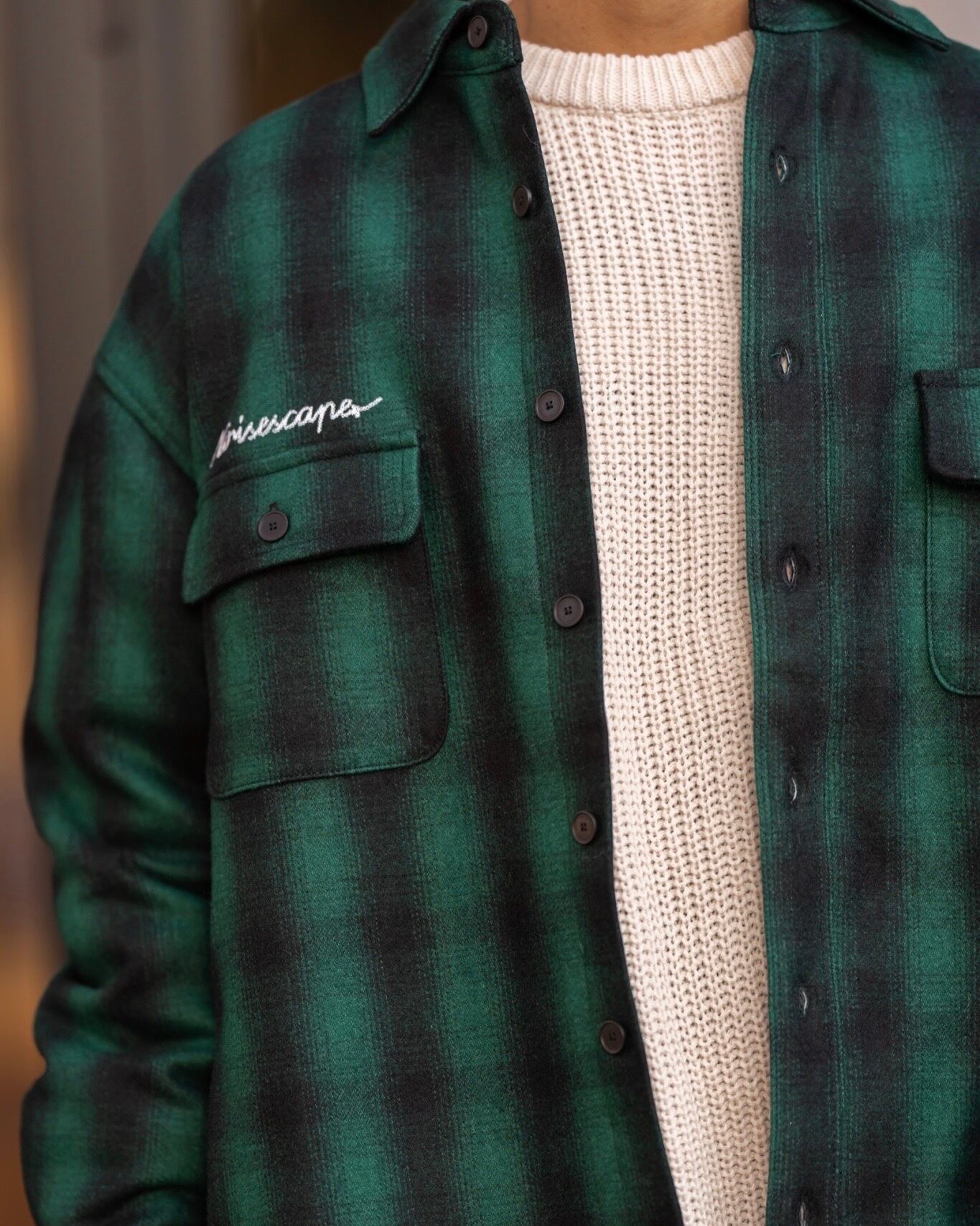 NOISESCAPE Plaid CPOデザインジャケット 【未使用品】 spektakel.wien