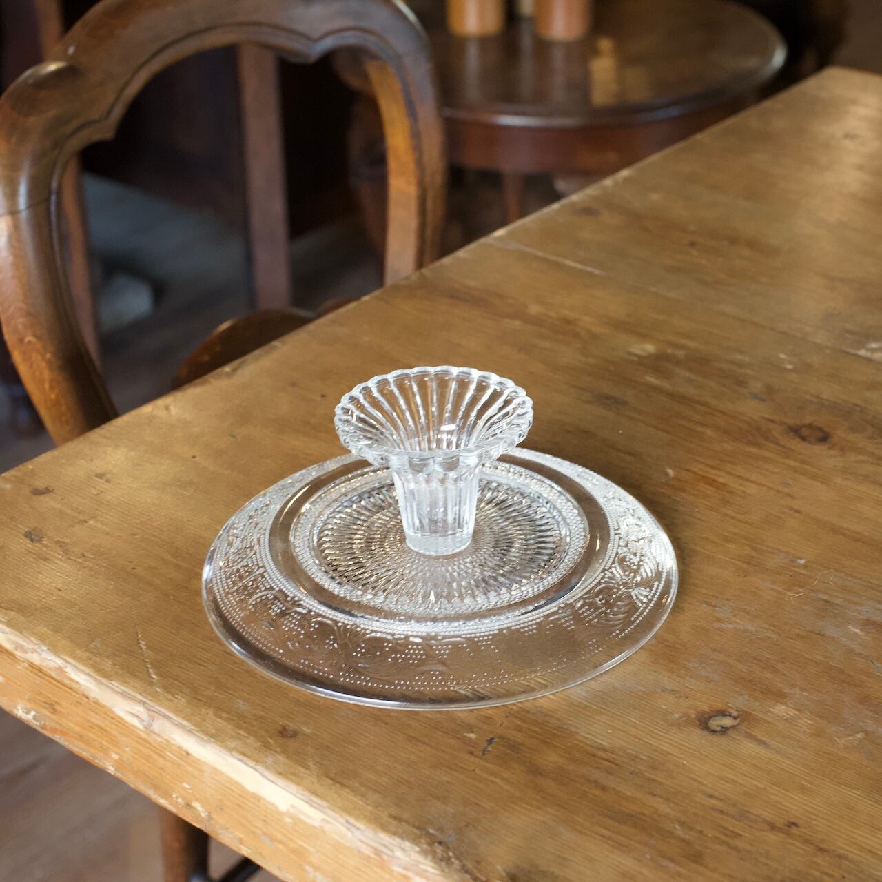 Compote / コンポート【A】〈 ケーキスタンド・プレスガラス