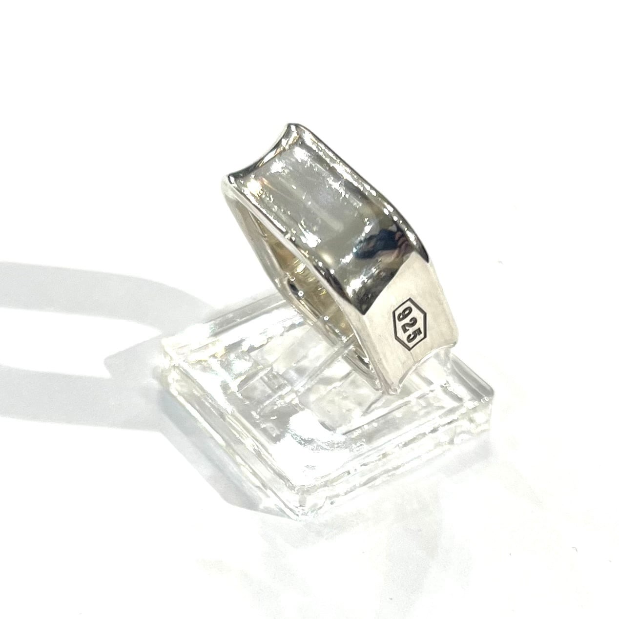 TIFFANY&CO.】【7-8号】2660 T&CO 1837 スクエアリング／シルバー925