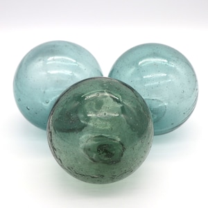 ガラス玉・浮き球・インテリア・3個セット・No.200918-05・梱包サイズ60