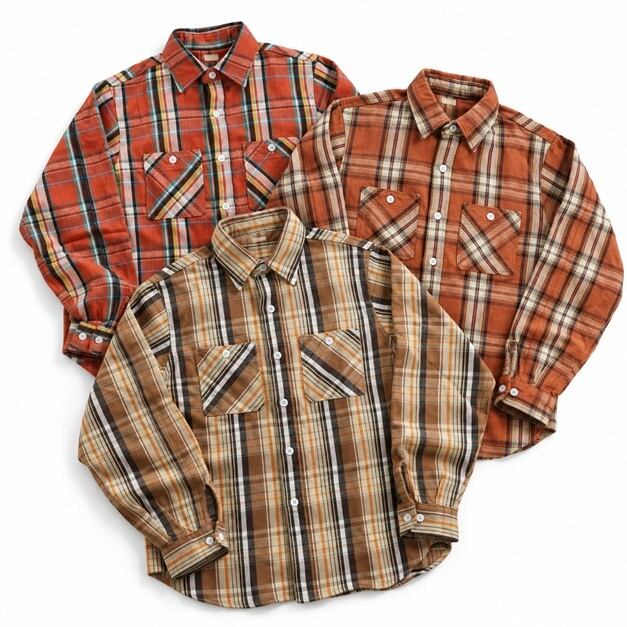 Far East Manufactureing(エフイーエム)~"WORK SHIRT" Heavy Flannel Plaid~