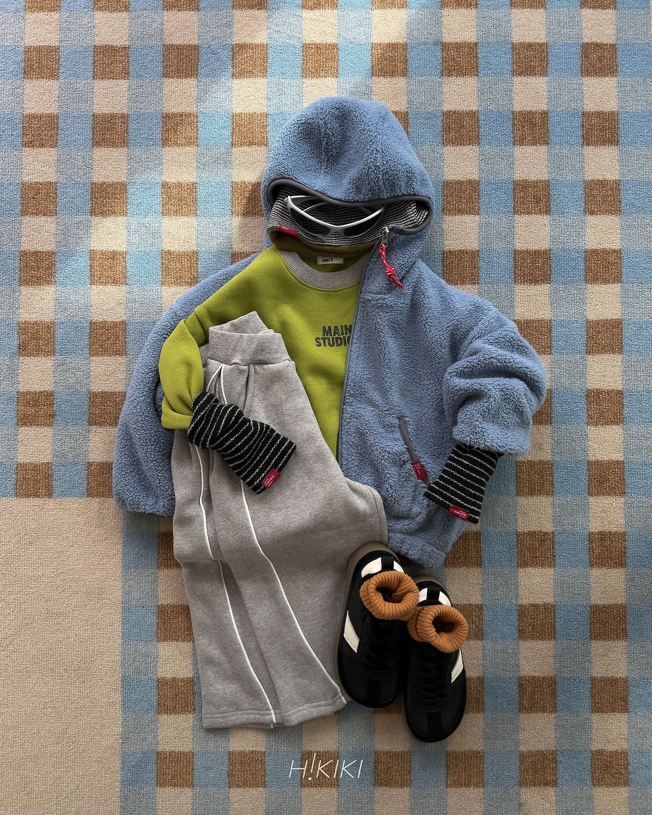 HIKIKI［取寄］line wide pants 26winter