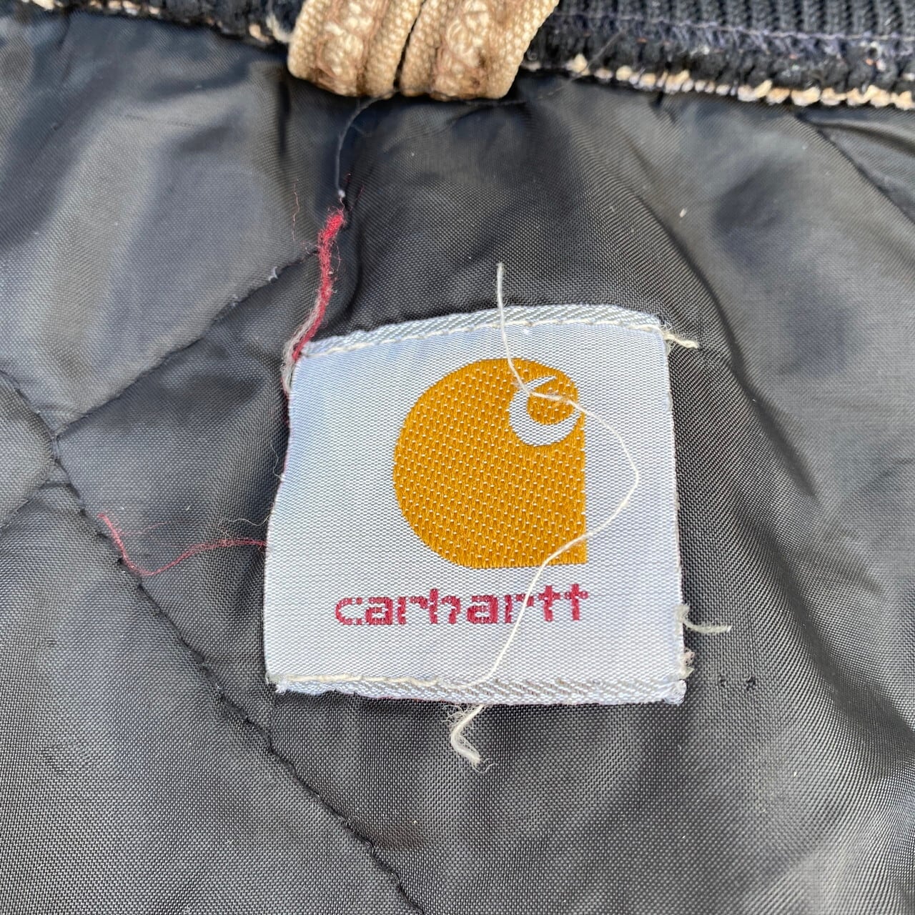 Carhartt カーハート ダック地 ベスト キルティングライナー メンズL