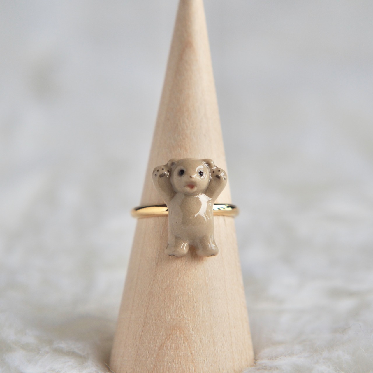 かわいいって言われたくないくまリング