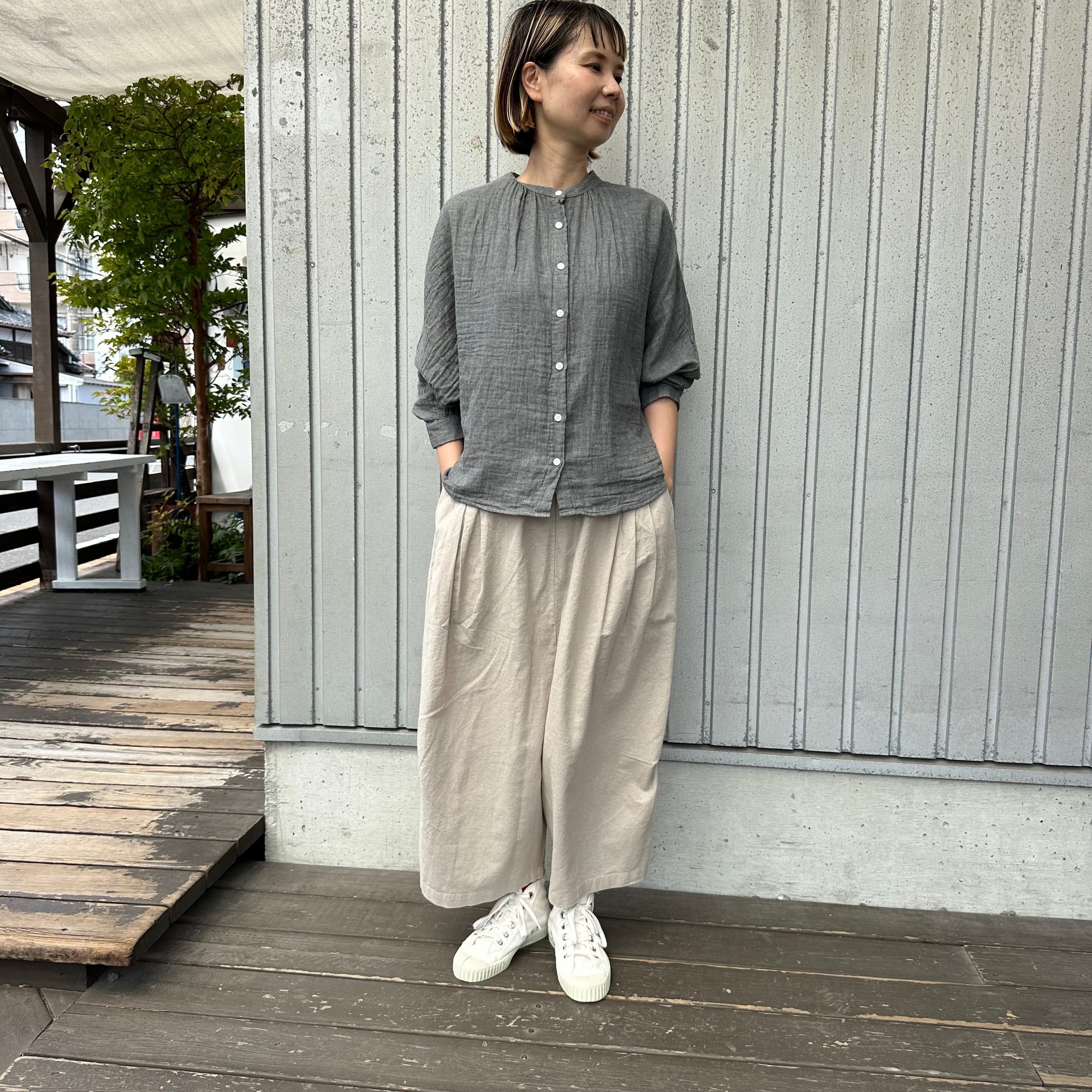 群言堂登美サムエル風パンツ 群言堂登美サムエル風パンツ 群言堂登美サムエル風パンツ 麻の