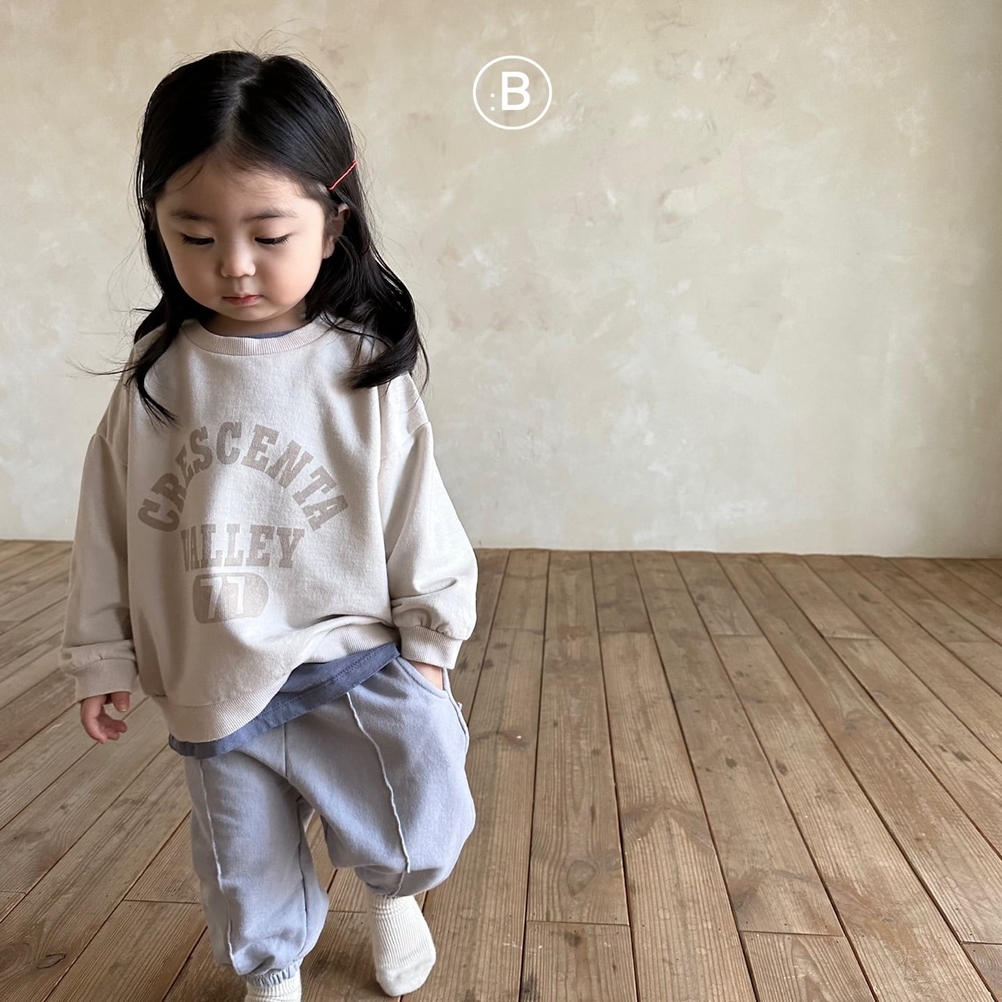 韓国子供服 bella bambina mtm トレーナー