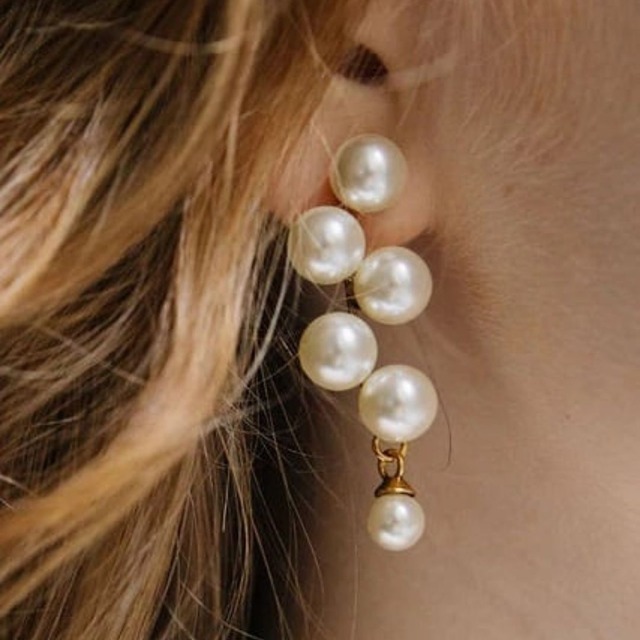 JENNIFER BEHR | Marcella (Gold) - Pierced Earrings | ピアス