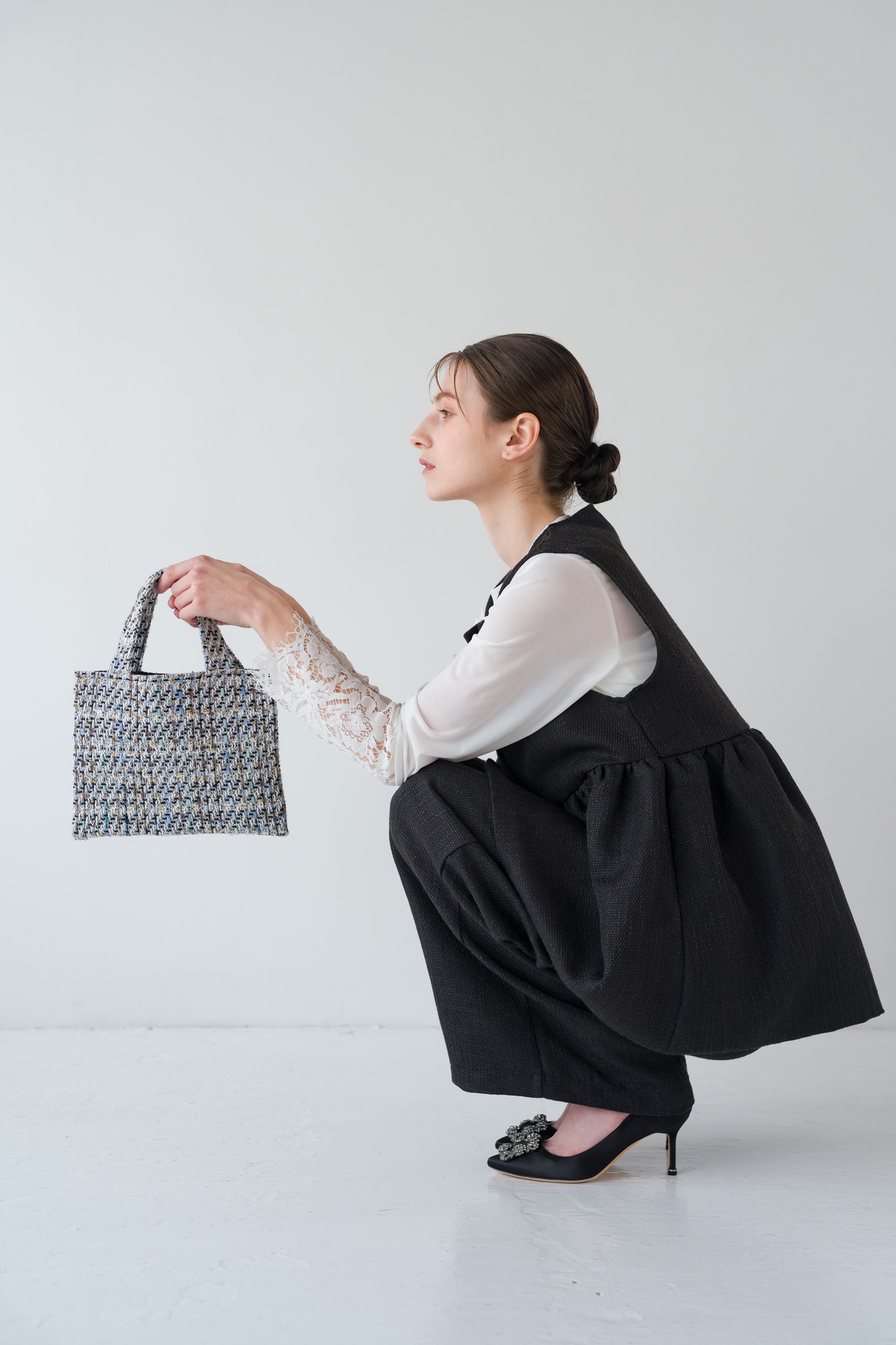 ソフトツイードパンツ［70022］