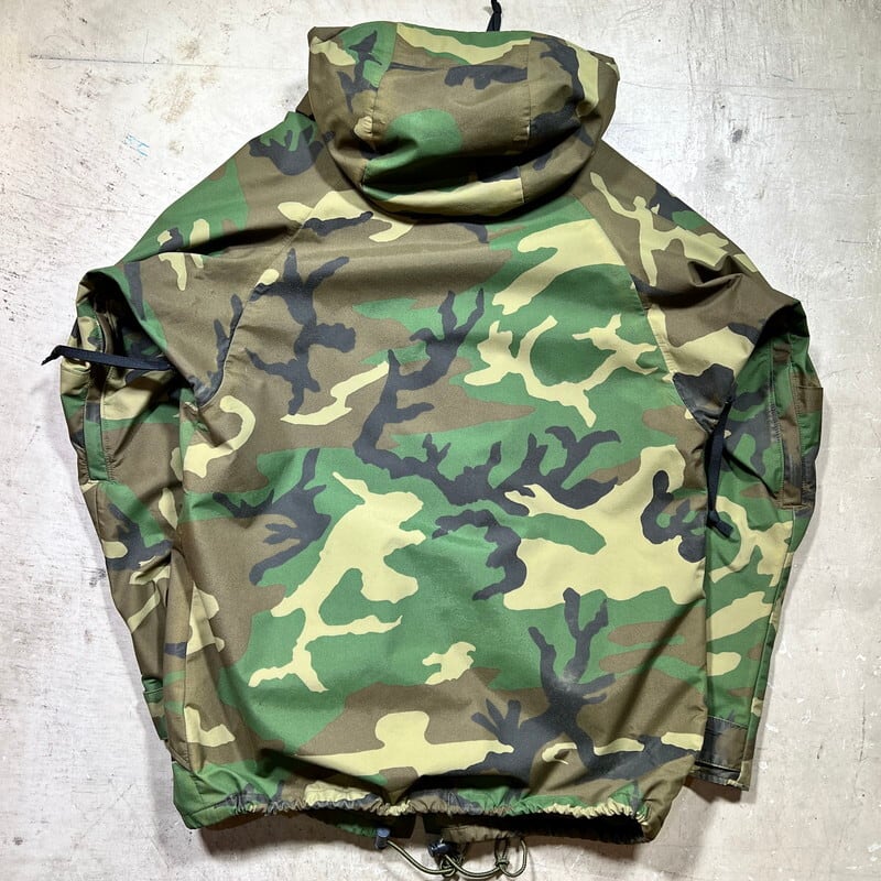 80's U,S.ARMY ECWCS GEN1 PARKA EXTREAM COLD WEATHER CAMOUFLAGE ゴアテックスパーカー  前期型 GORE-TEX ウッドランドカモ ALPHA INDUSTRIES SMALL-REGULAR 米軍 希少 ヴィンテージ BA-2063 