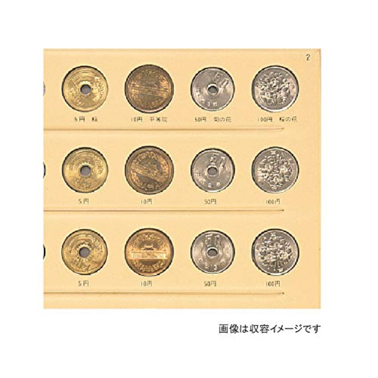 テージー 令和 コインアルバム 普通コイン用 令和元年-5年用 スペア台紙 C-40S1