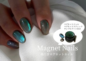 Magnet Nails / 奥行きマグネット【マグネットジェル＆マグネットスティック＆アートサンプル付き】