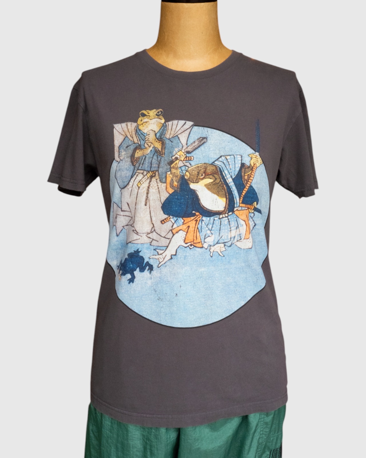 【古着】"歌川国芳” カエル浮世絵 アートTシャツ - 1