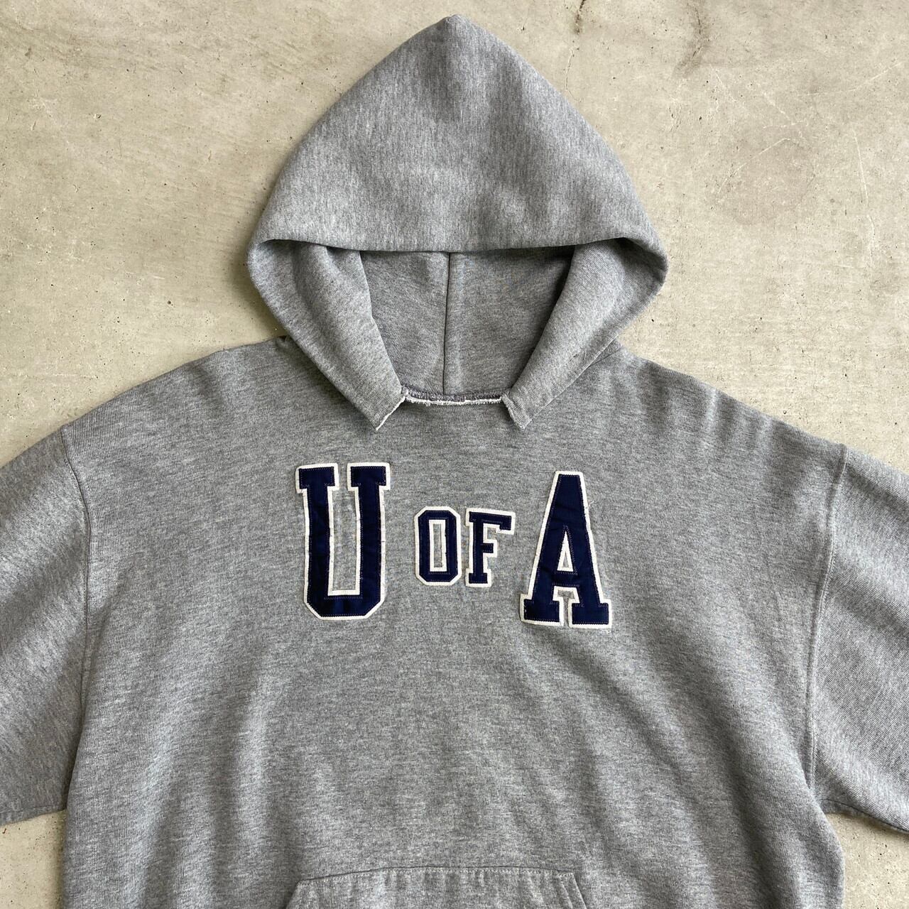 90s russell スウェットパーカー usa製 グレー 無地 ラッセル 90年代