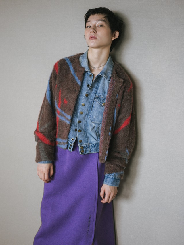 Klee Jacquard knit cardigan