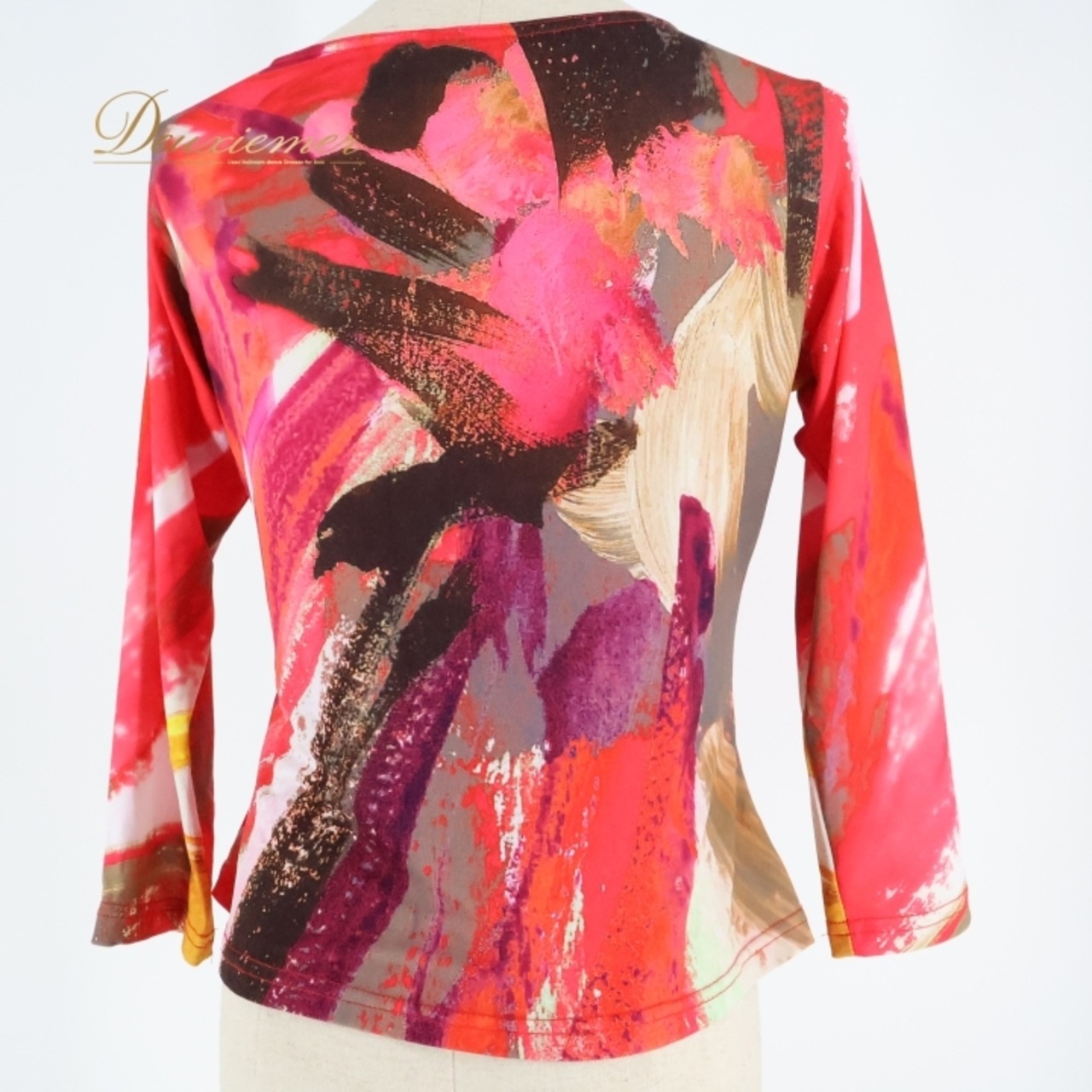 社交ダンス 衣装 スタンダード トップス レッスンウェア レディース オールシーズン Create-Sun クリエイトサン 赤 白 紫 黒 茶 ドレス スポーツウェア フィットネス 高品質 通勤 旅行 カジュアル フェス ショッピング 日常 おしゃれ おすすめ インポート ルームウェア 柔らか素材 洗濯可 脇部分 カバリング 体型カバー ストレッチ 接結生地 デザイン豊富 ビビットカラー