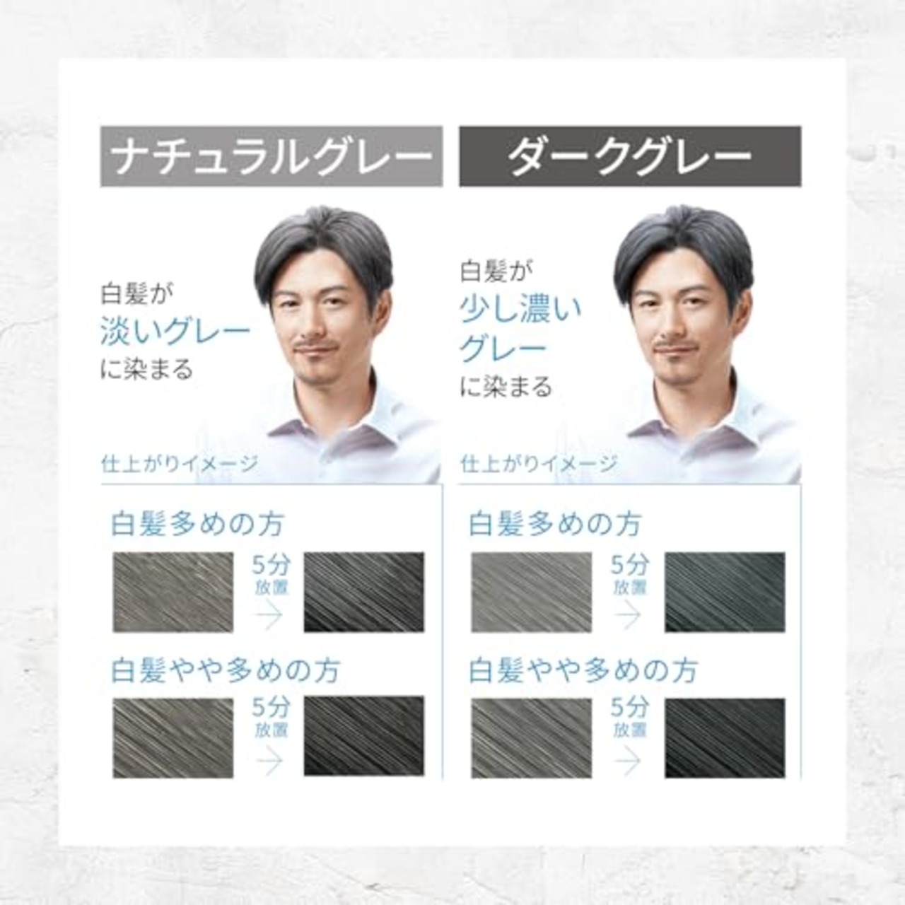 ホーユー メンズビゲン グレーヘア (ナチュラルグレー) 1剤40g+2剤40g [医薬部外品]