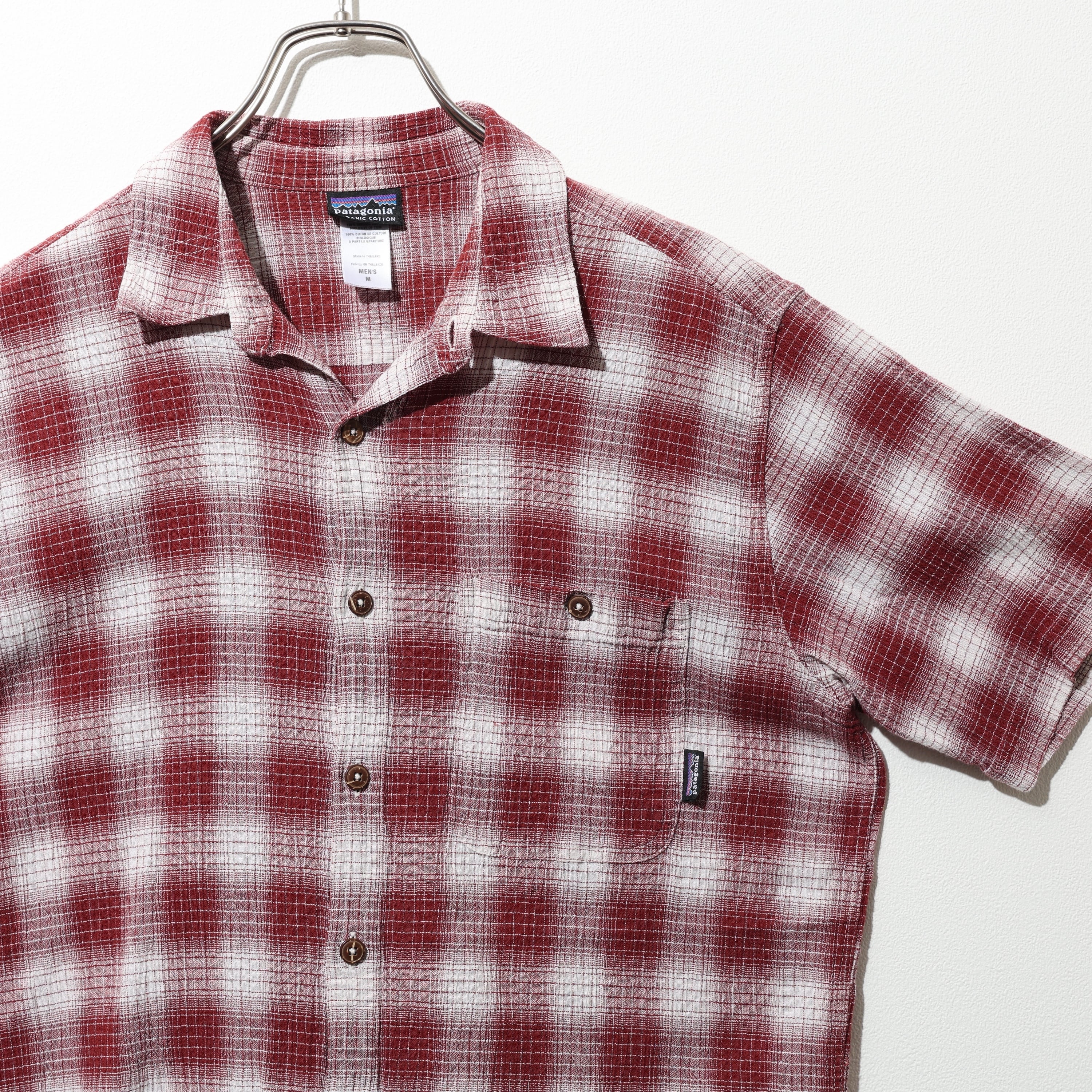 極美品 M 11年 ボルドー A/C Yarn Dyed Shirt Patagonia ACシャツ