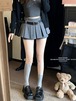 2025 春夏パンツ キュロット ショート丈 Aライン プリーツ ウエストゴム ハイウエスト 美脚効果 脚長効果 細見え 夏 おしゃれ かわいい 韓国ファッション レディース お出かけ