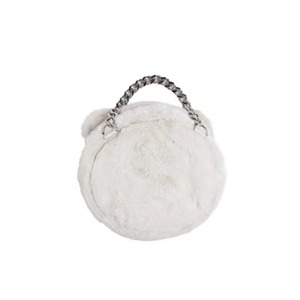 【HIPANDA ハイパンダ】ショルダーバッグ PLUSH SHOULDER BAG / GRAY・BEIGE