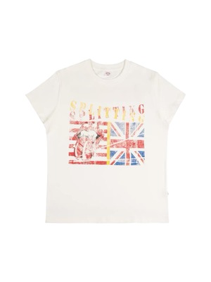 【THEWET SPLITTING TONGUE】Union Jack Graphic T-Shirt