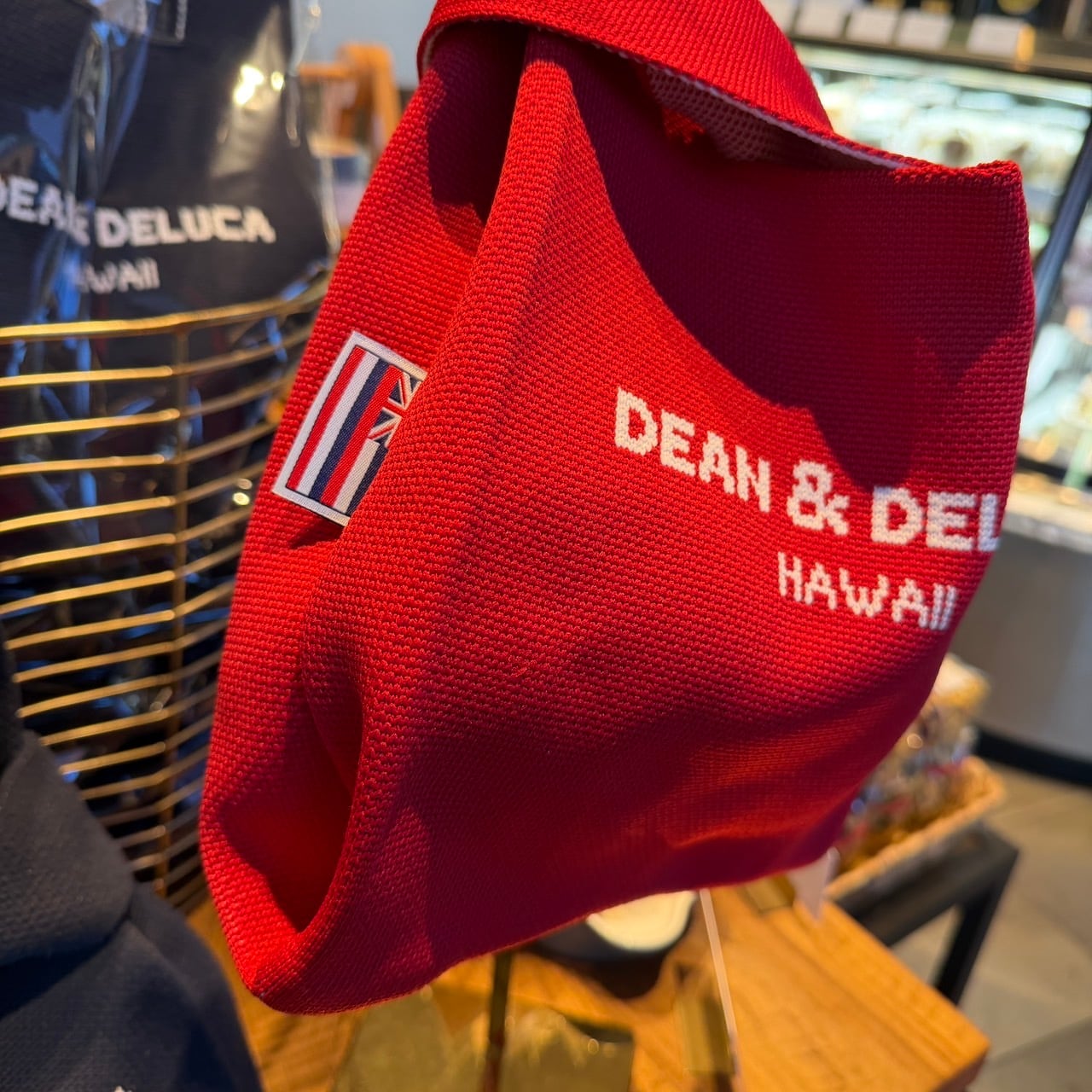 HAWAII限定》DEAN＆DELUCA ニットバッグ RED 送料無料 | Big mahalo