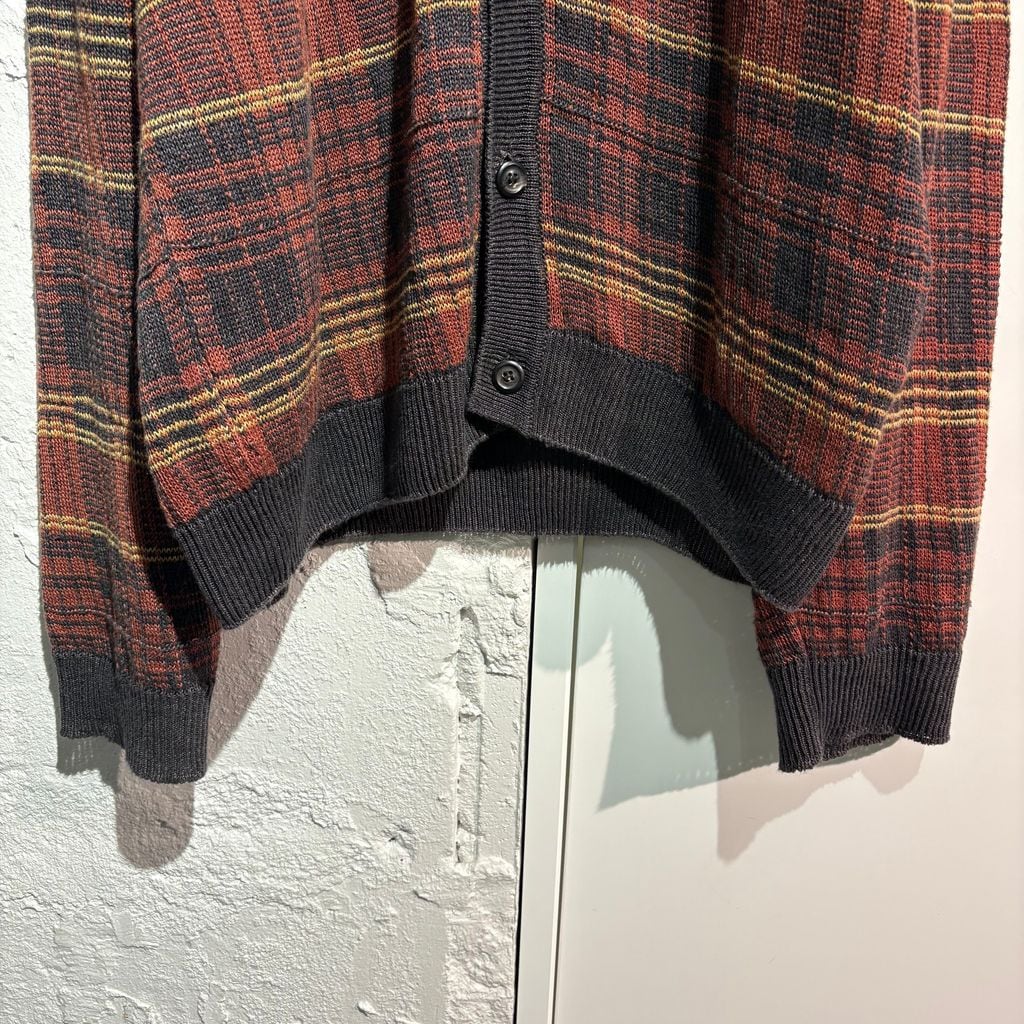 OUR LEGACY アワーレガシー 24SS EVENING POLO Rust Geezer Check