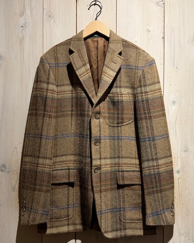 【a.k.a.C.a.k.a vintage】“Polo Ralph Lauren”“Blue Label” Alpaca × Wool Vintage Tailored Jacket