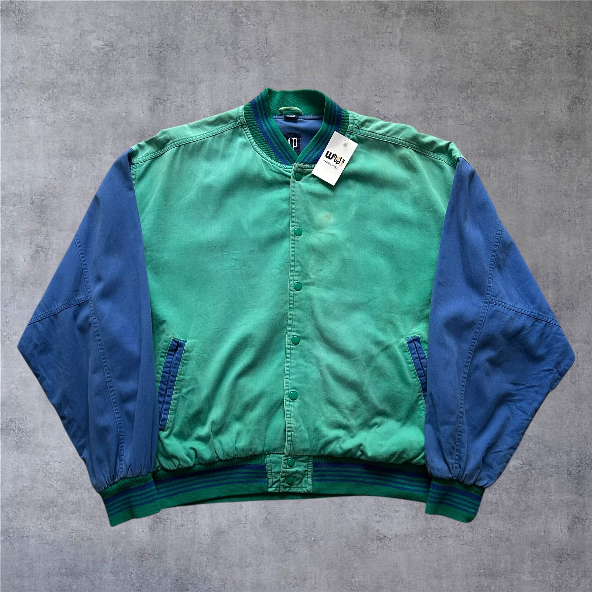 1990s GAP 2tone Snap Cotton Alouson【高円寺店】
