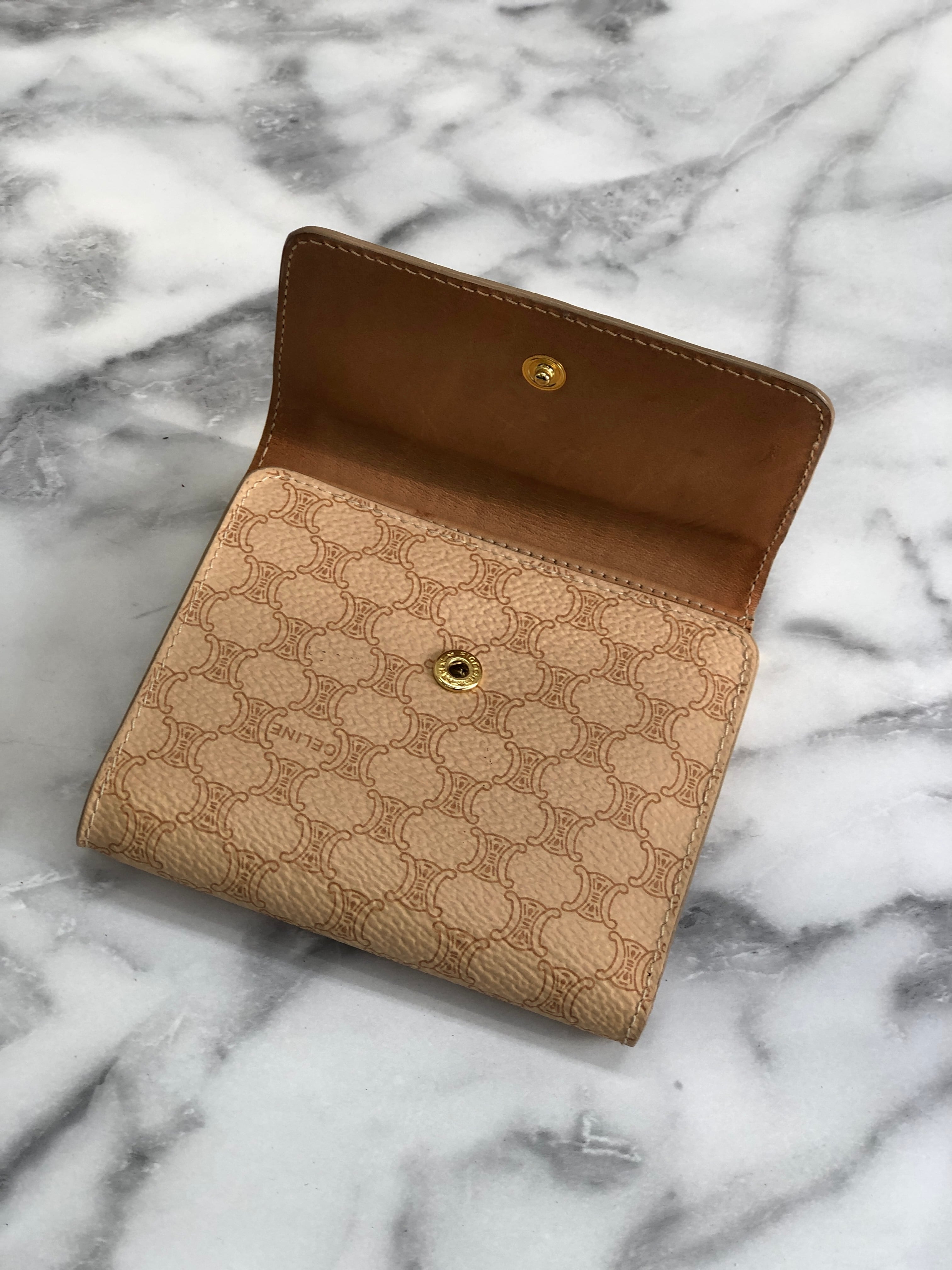 CELINE【セリーヌ】 マカダム　ビンテージ　コンパクト財布 CELINE セリーヌ ヴィンテージセリーヌ コンパクトウォレット 2