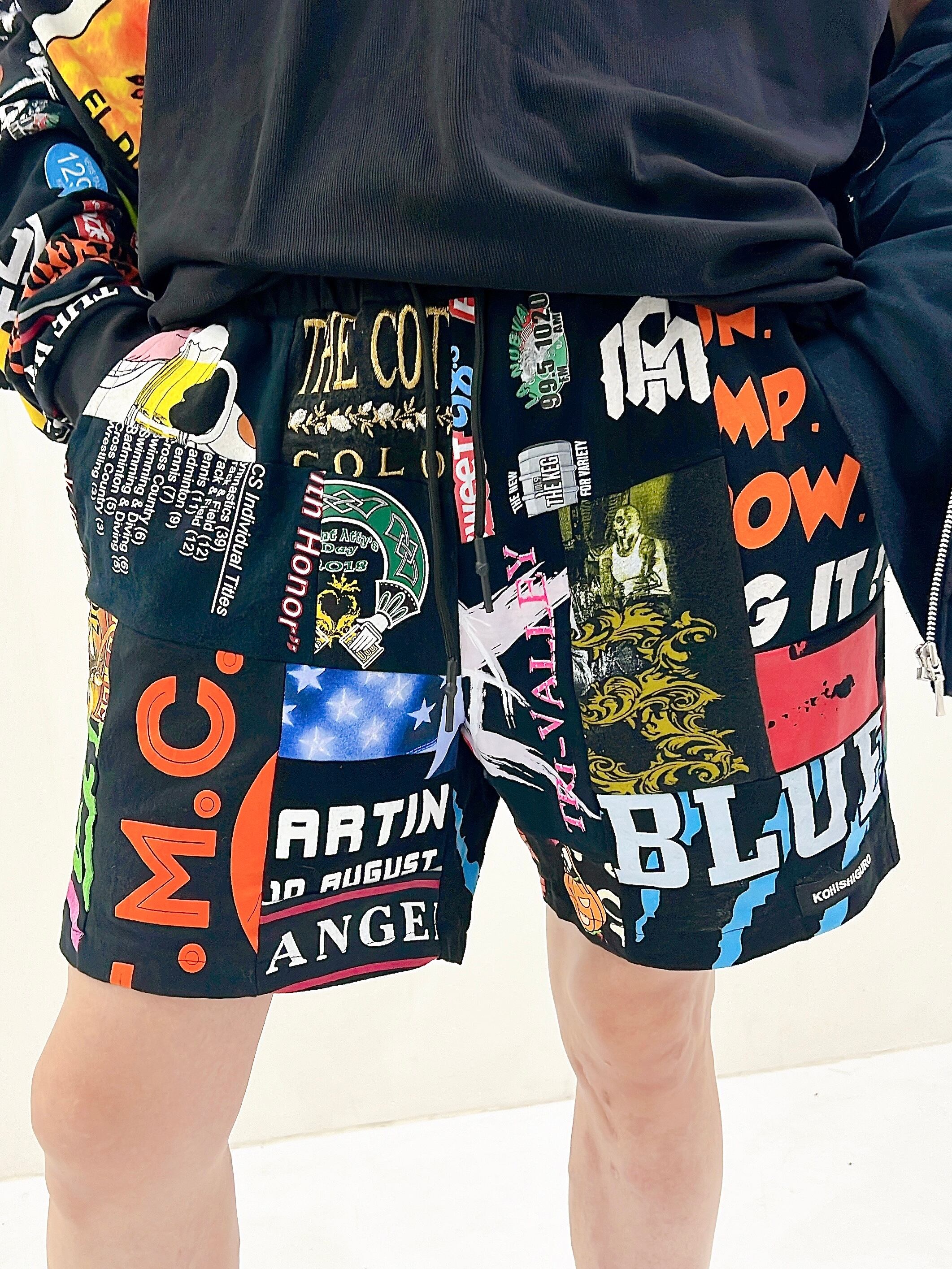 KOH ISHIGURO コウイシグロ　ハーフパンツ KOH ISHIGURO Upcycled 