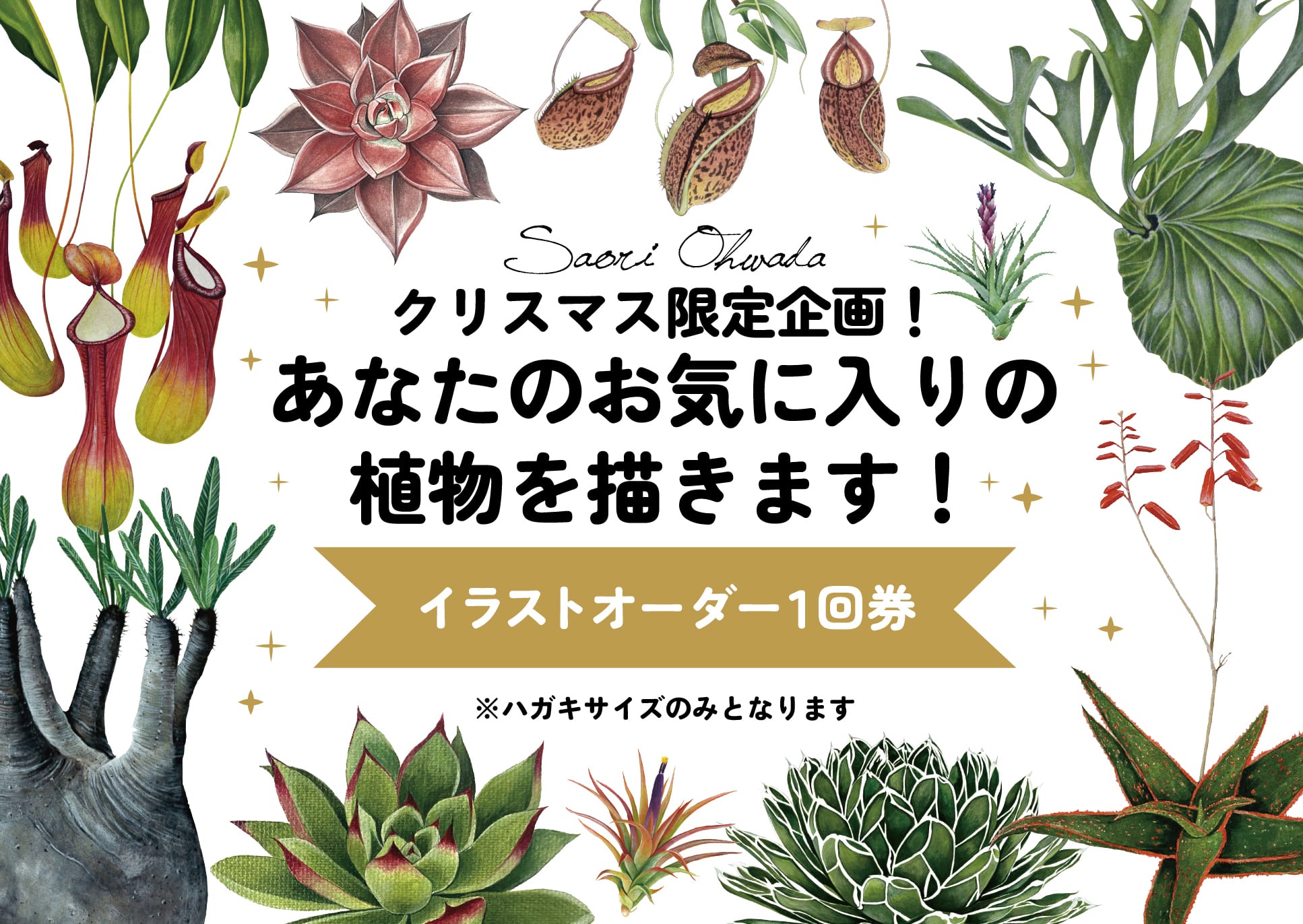 クリスマス限定企画！イラストオーダー１回券 No.1