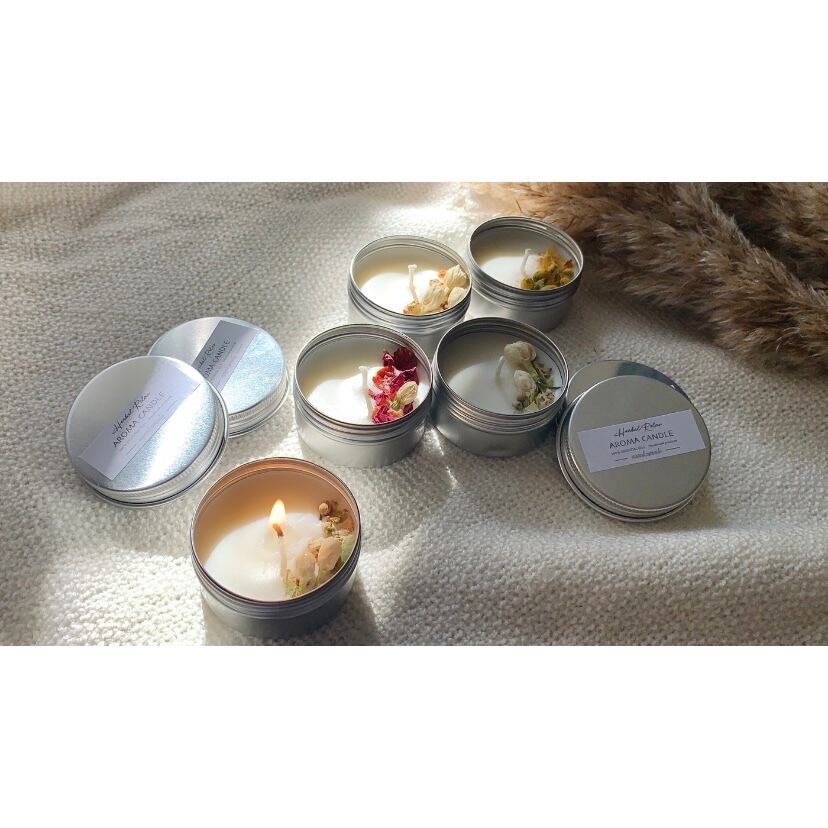 Nanakamado Gift Set B の香り アロマキャンドル ドライフラワー モイストポプリ Nanakamado