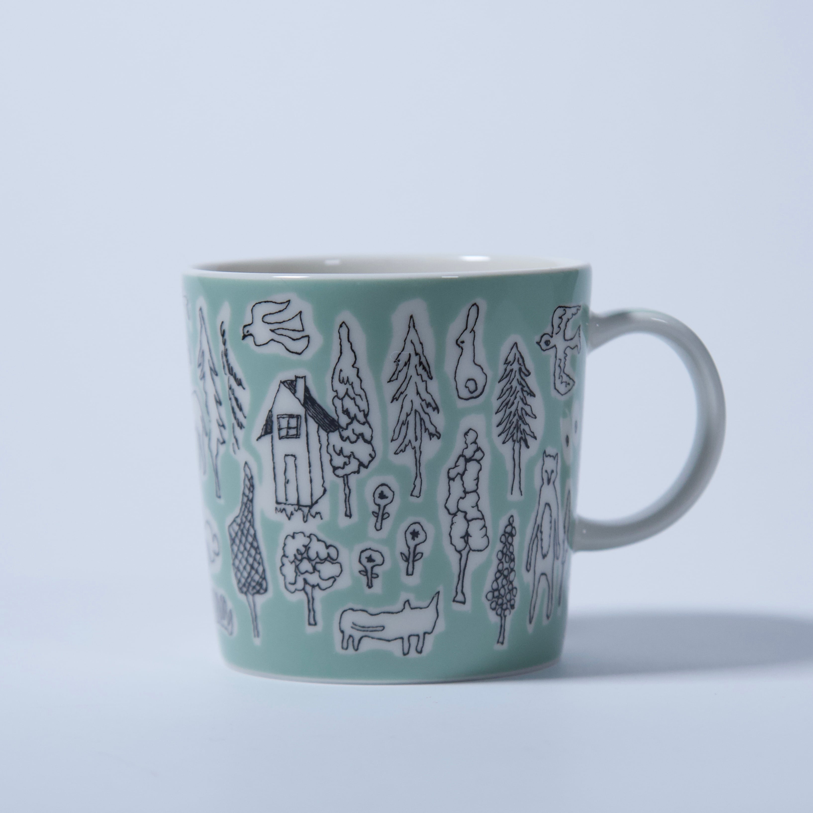 にゃんこ大好き ミナペルホネンハンドメイドブガッティ＆ファーバッグセット minä perhonen×linen｜forest life Iittala magcap light green | ミナ