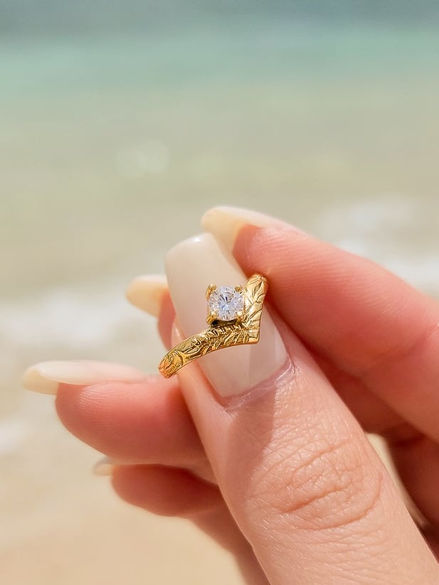 316L hawaiian leʻa ring #r23 | rani