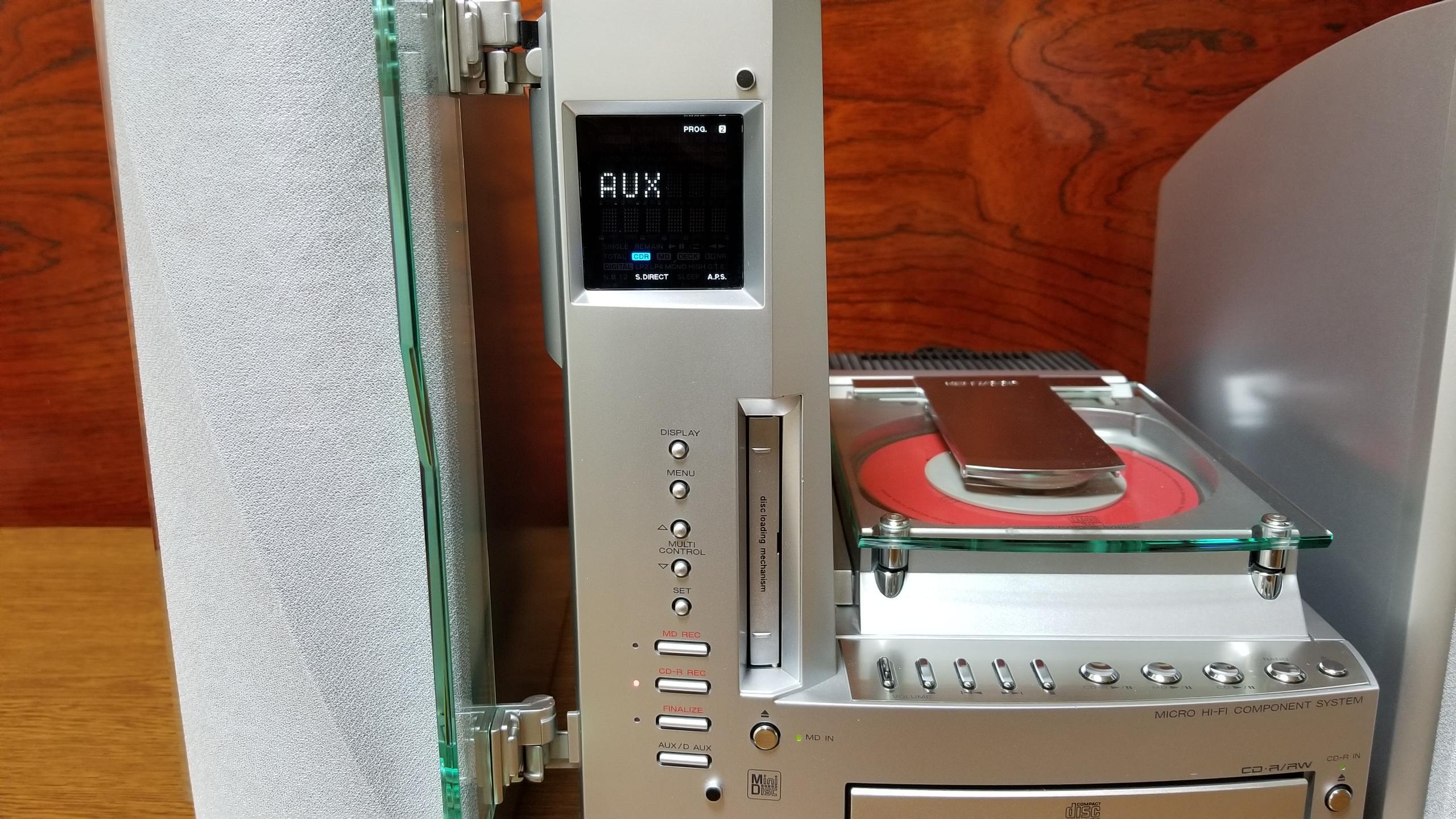 CDオーディオ KENWOOD RMD-L7CDR MDLP CD/ CD-R/ MD メディア変換自由自在 完動品