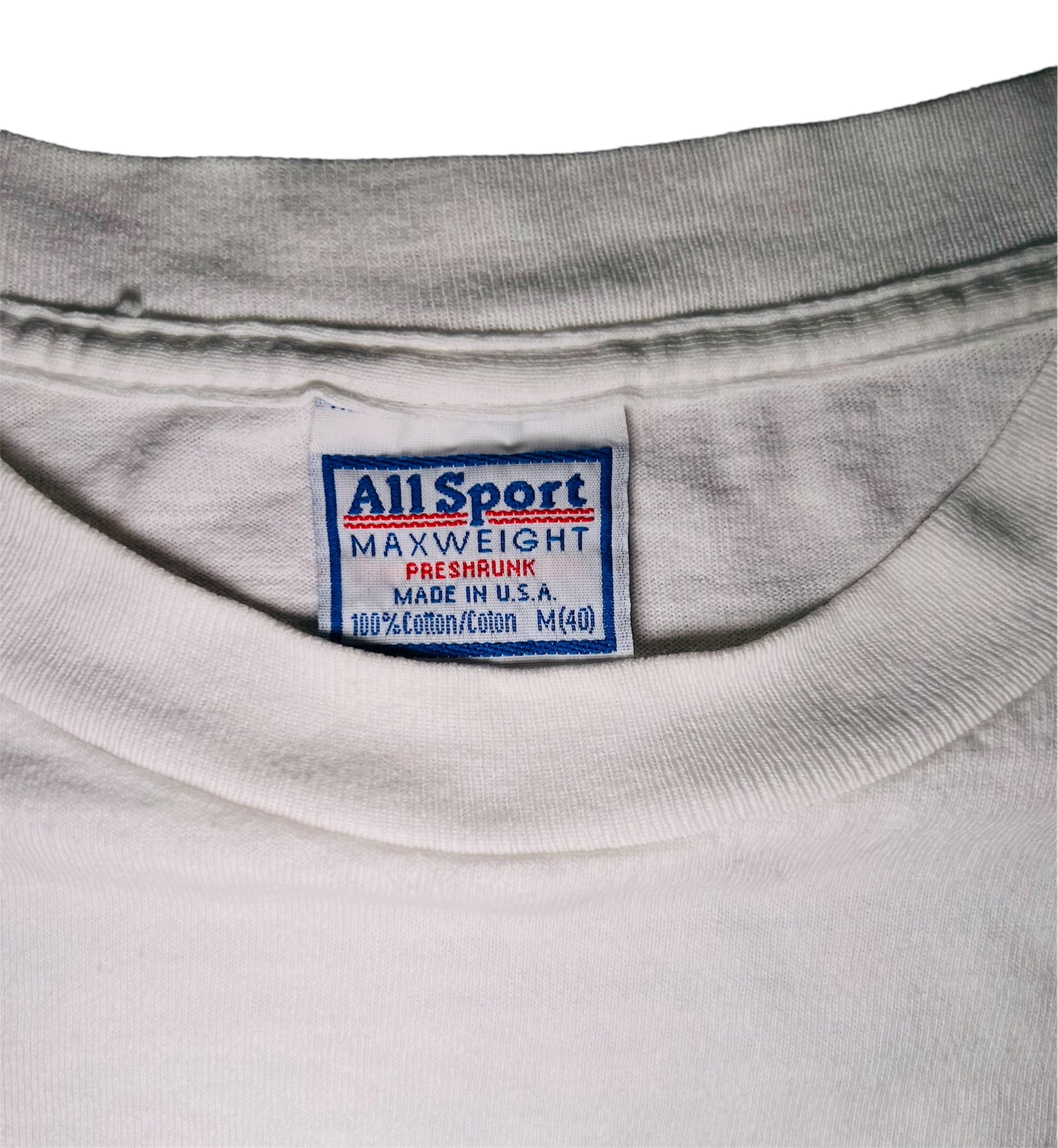 80s 90s イベント マラソン大会 アート 企業 tシャツ USA製 ロンT 90s チャリティーマラソン大会 Tシャツ Mサイズ シングルステッチ