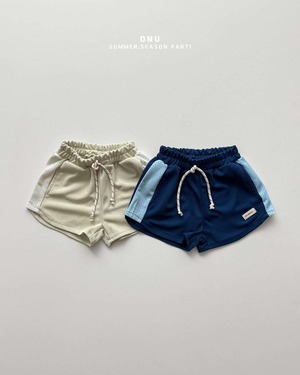 【即納】onu  Mesh contrast pants