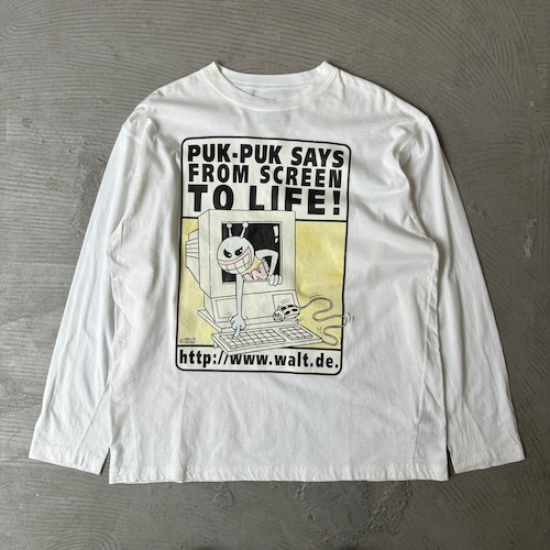 90's W.&.L.T. / Long sleeve T-shirt (T683)
