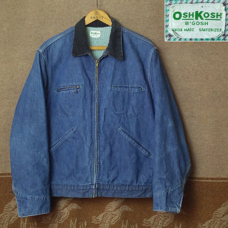 70s OSHKOSH B'GOSH Flannel Lined Denim Work Jacket | Wonder Wear