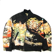 【bomber010】再構築リバーシブルボンバー Kimono×Military MIX BOMBER JACKET