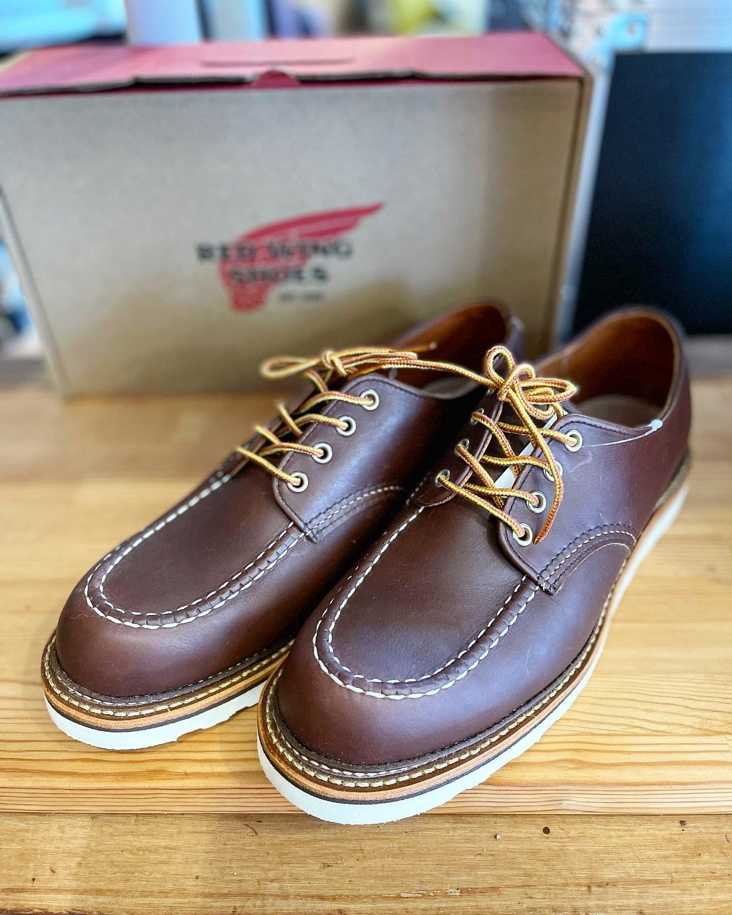 RED WING(レッド ウイング) 8109《WORK OXFORD/MOC-TOE》 (ワーク オックスフォード モックトゥ) MAHOGANY  ORO-IGINAL(マホガニー オロ イジナル) | 奄美 TORTUGA（トルトゥーガ） powered by BASE