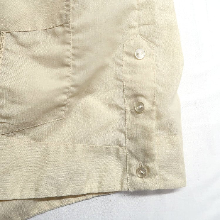古着 70年代〜 CAMPOS キューバシャツ 半袖シャツ ボックス