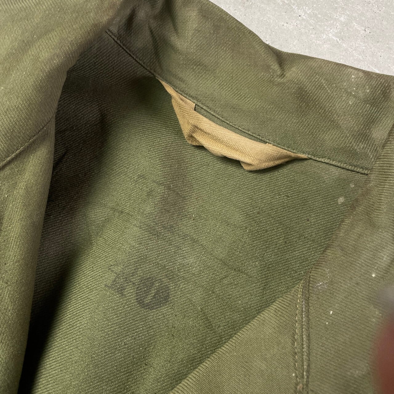 40s フランス軍 M35ウールジャケット ヴィンテージ ユーロミリタリー 古着 40年代 フランス軍 M-47 フィールドジャケット 前期型後期 ユーロ