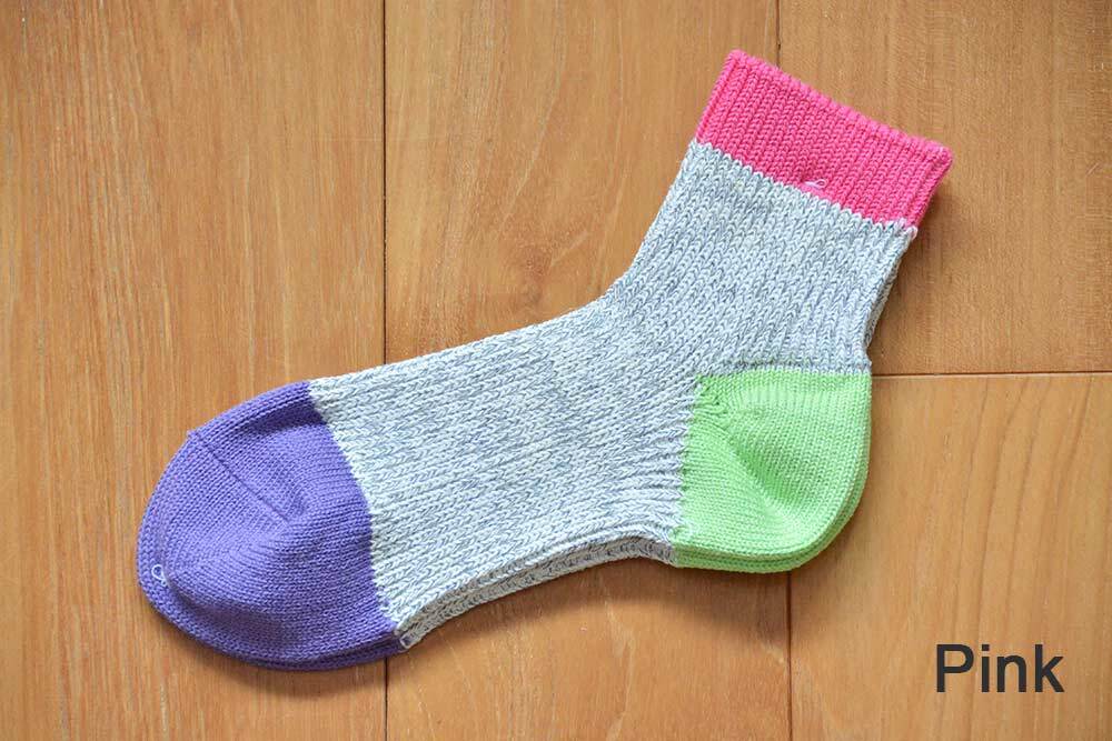 マウナケア Mauna Kea スラブネップ3面切り替えソックス(220800)全5色【ネコポス可】