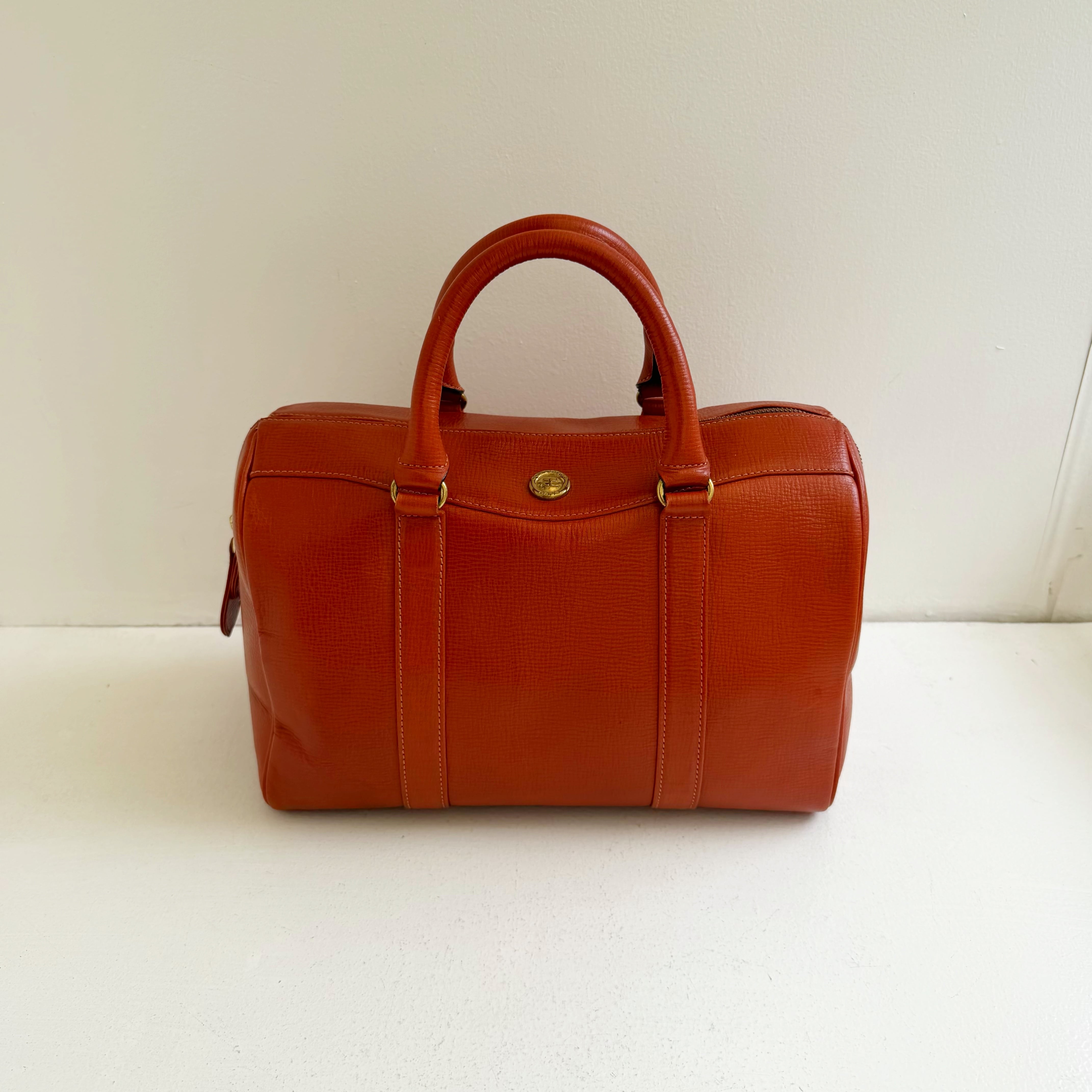 Courreges leather boston bag | TOKYO LAMPOON online shop