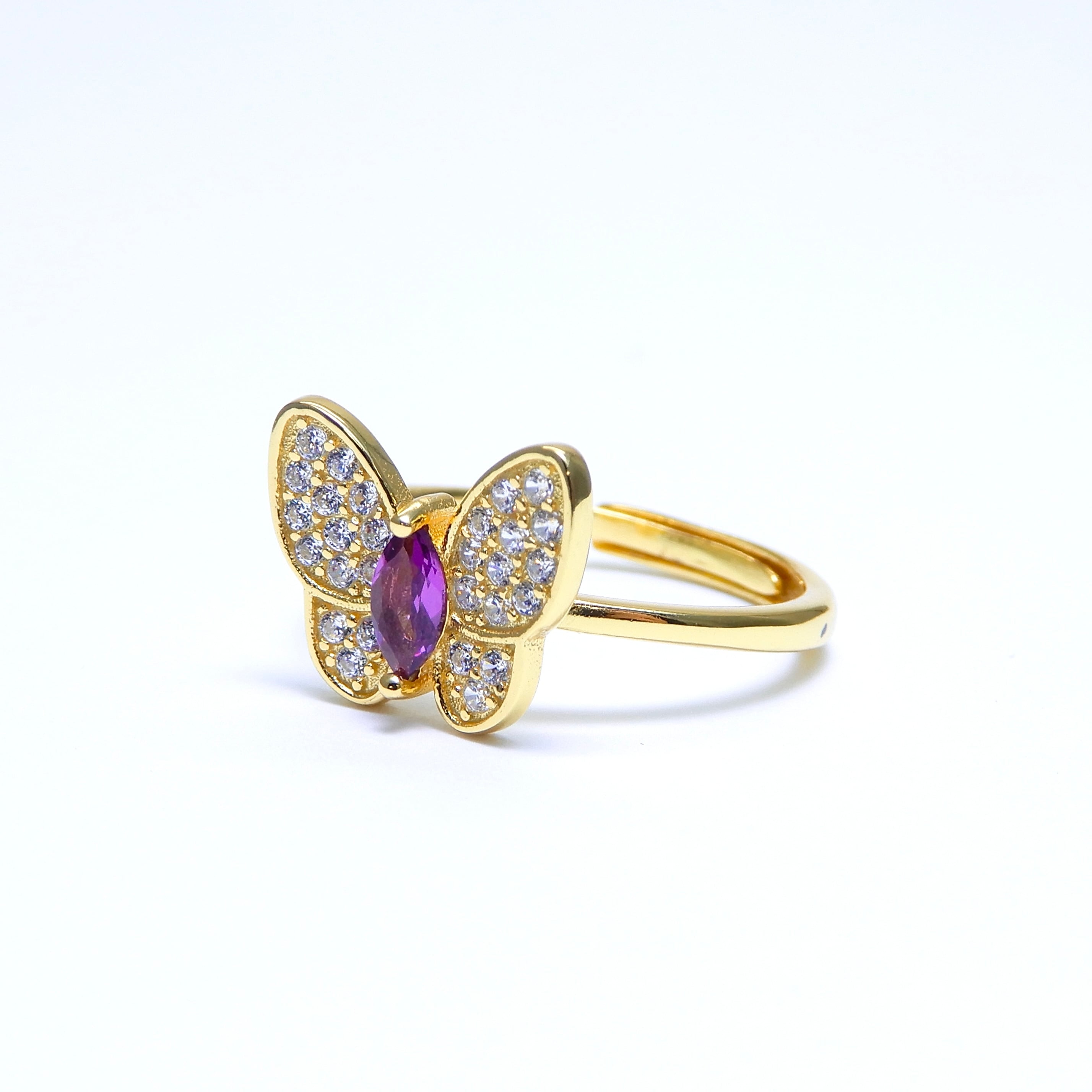 リング♦︎ロードライトガーネット♦︎YGカラー《0083》