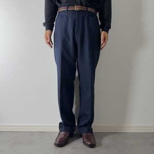 80s Levi's ACTION SLACKS NAVY "made in USA"  [W34.5L29.5相当] 古着