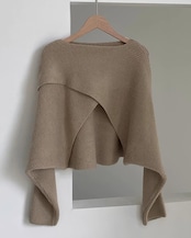Cross design short Knit T20209