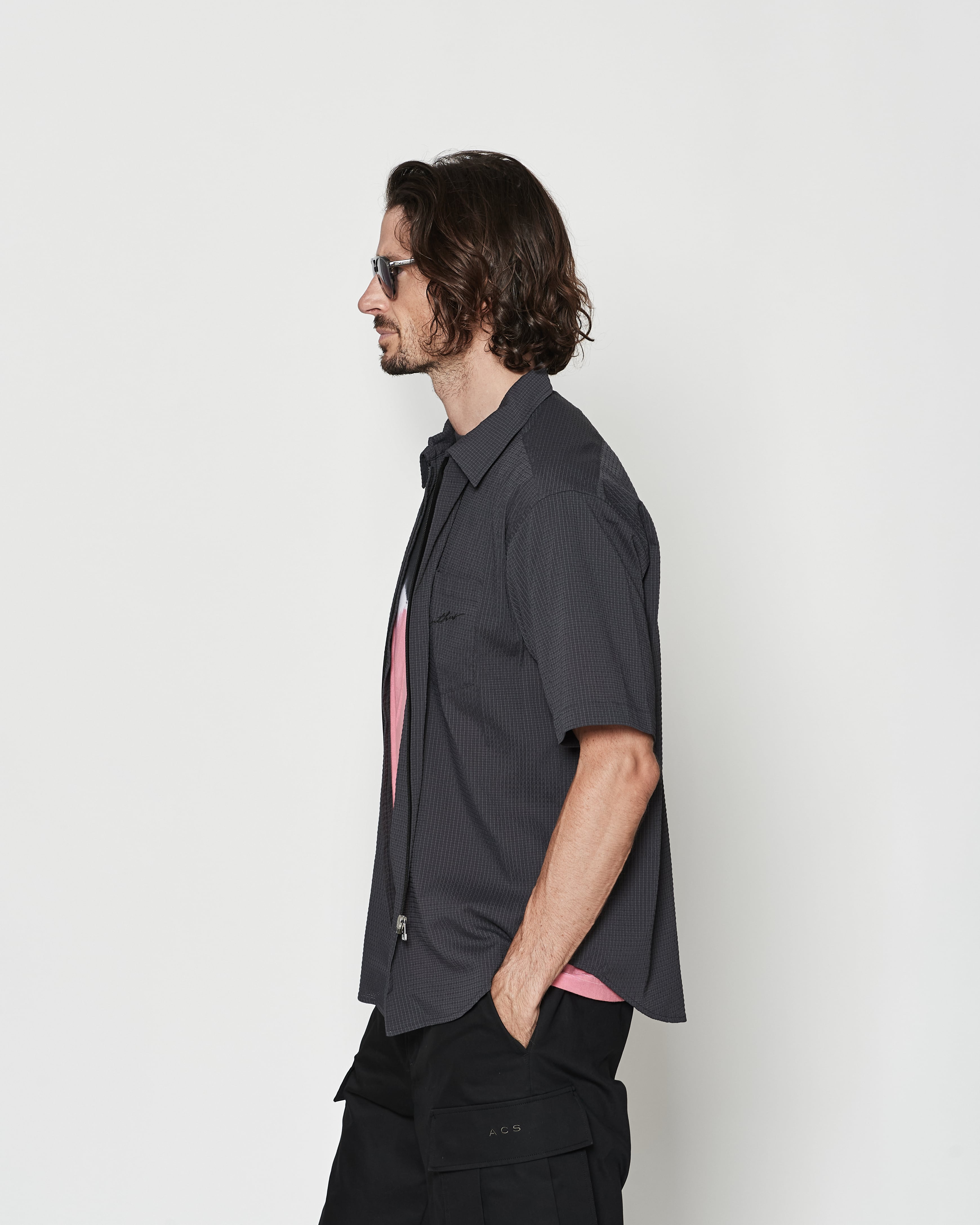 Dot Air® ジップアップ 半袖シャツ | ACANTHUS ONLINE STORE