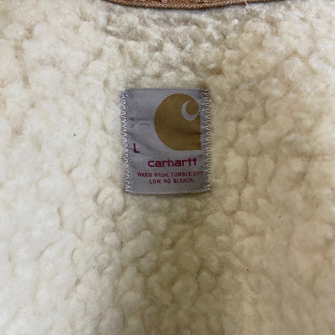 70年代 USA製 プリントタグ Carhartt カーハート ダック地 ワーク